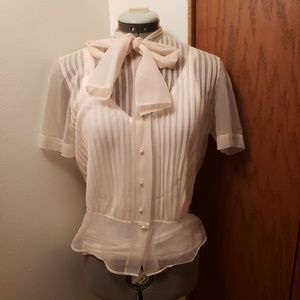 Pretty Vintage Sheer Blouse